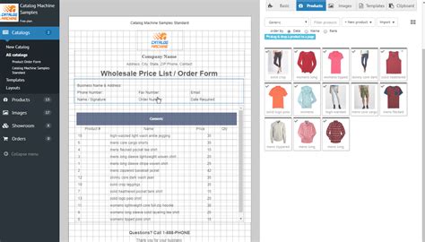 Order & Product Catalogue .
